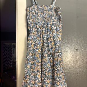 Spaghetti strap floral dress kids size 8
